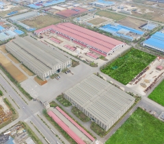 Aerial photography of plant area
