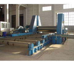 Universal three roll plate rolling machine